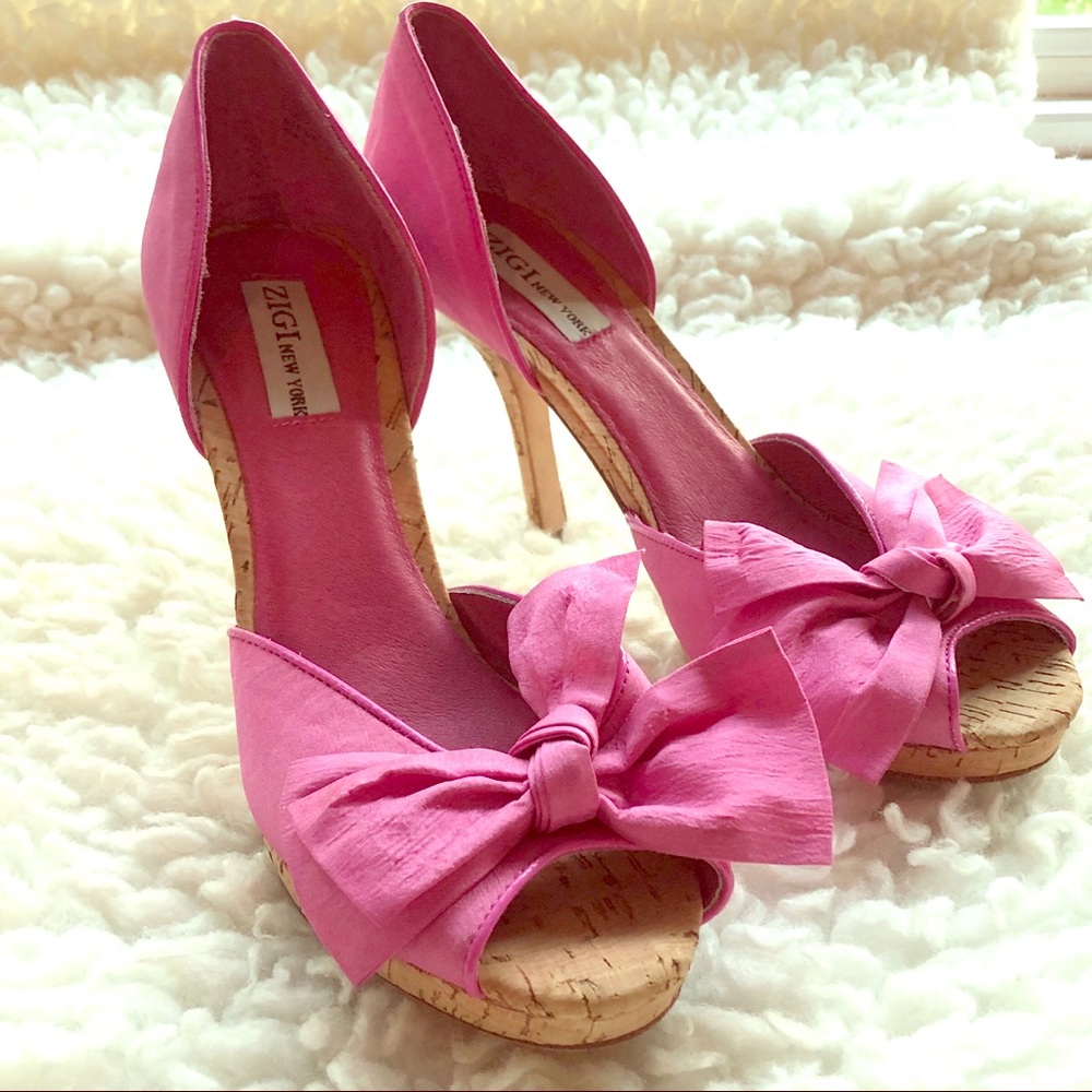 ZIGI New York Pink Peep Toes
